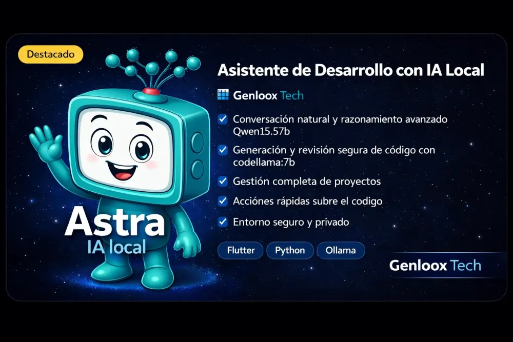 🚀 Astra: Tu Asistente de Desarrollo con Inteligencia Artificial Local